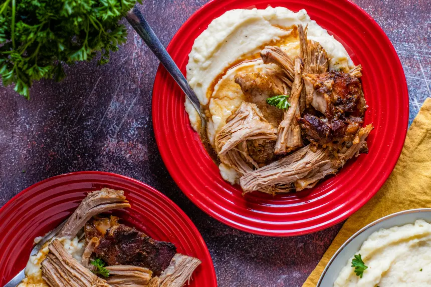 Pork butt roast slow cooker sale